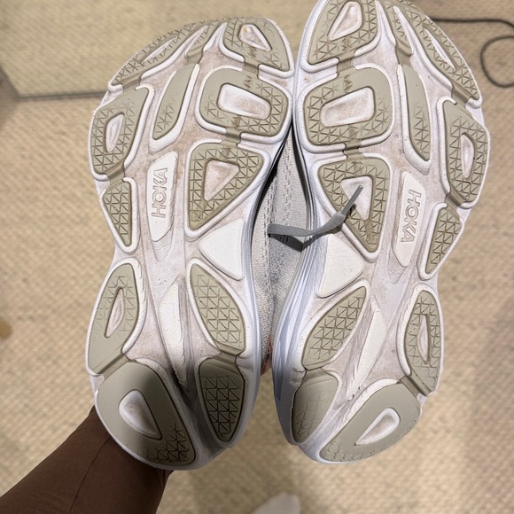 Hoka Women's Gray and Orange Running Shoes - Picture 4 of 4